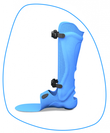 Solid Ankle Foot OrthosisKeep it simple, keep it classy, keep it fixed. Maintain both foot and ankle joint alignment just like you desire with modern, breathable and a veeery pretty SAFO from Ortheo3D.